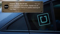 Uber calls on Philly riders to speak out against $1 rideshare tax at city council meeting