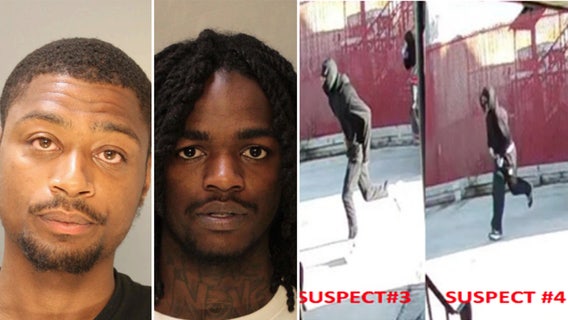 4 suspects sought in Philadelphia triple shooting that left innocent bystander dead