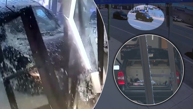 Video shows driver slam into Philadelphia police station lobby: 'Clearly a deliberate act'