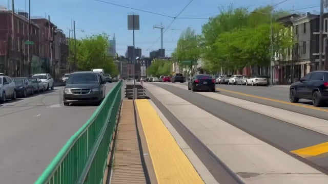 Fishtown neighbors call for safer Girard Avenue after drivers use trolley lane to pass