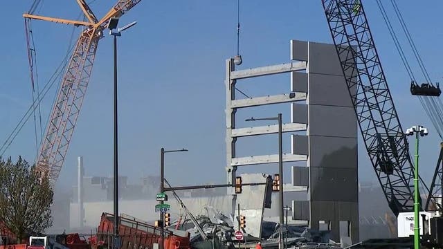 Grays Ferry garage collapse: Demolition continues as recovery efforts await clearance