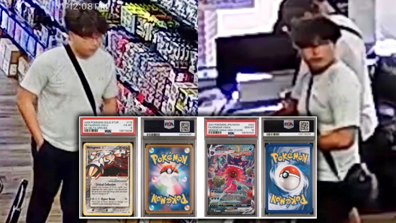 Shoplifter swipes nearly $10K in rare Pokémon cards from Montgomery County shop: police
