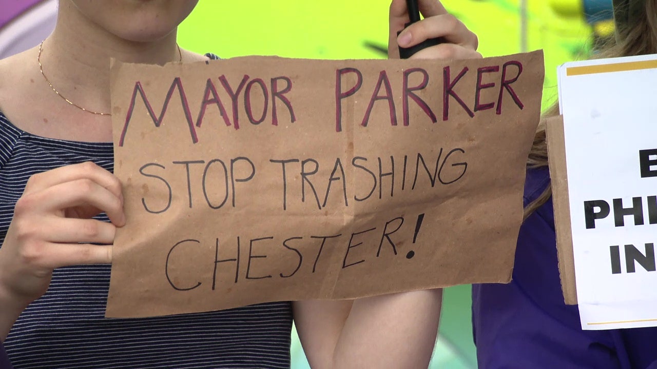 Chester residents protest Philadelphia trash incineration, cite health impact
