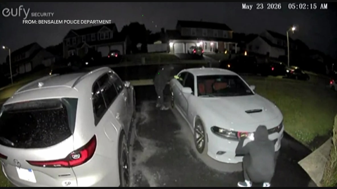 Bensalem car thieves caught on camera: Police warn of growing trend