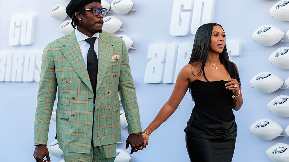 AJ Brown marries longtime partner Kelsey Riley in private ceremony