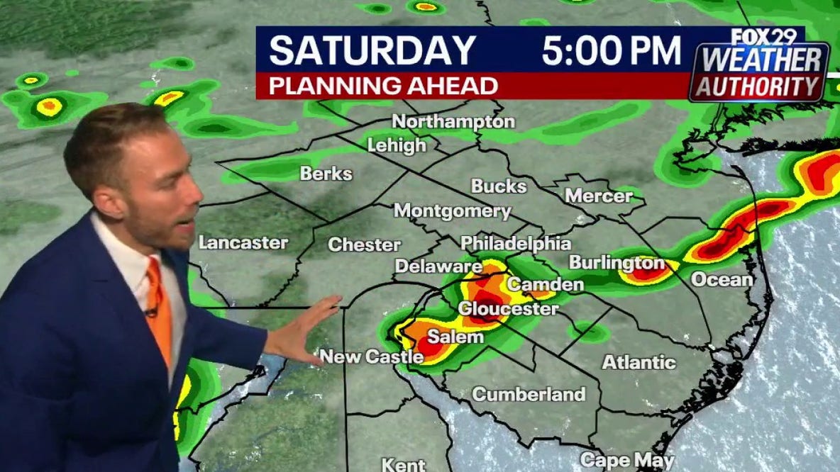 Philadelphia weekend forecast: Possible storms Saturday night clear out for Mother's Day morning