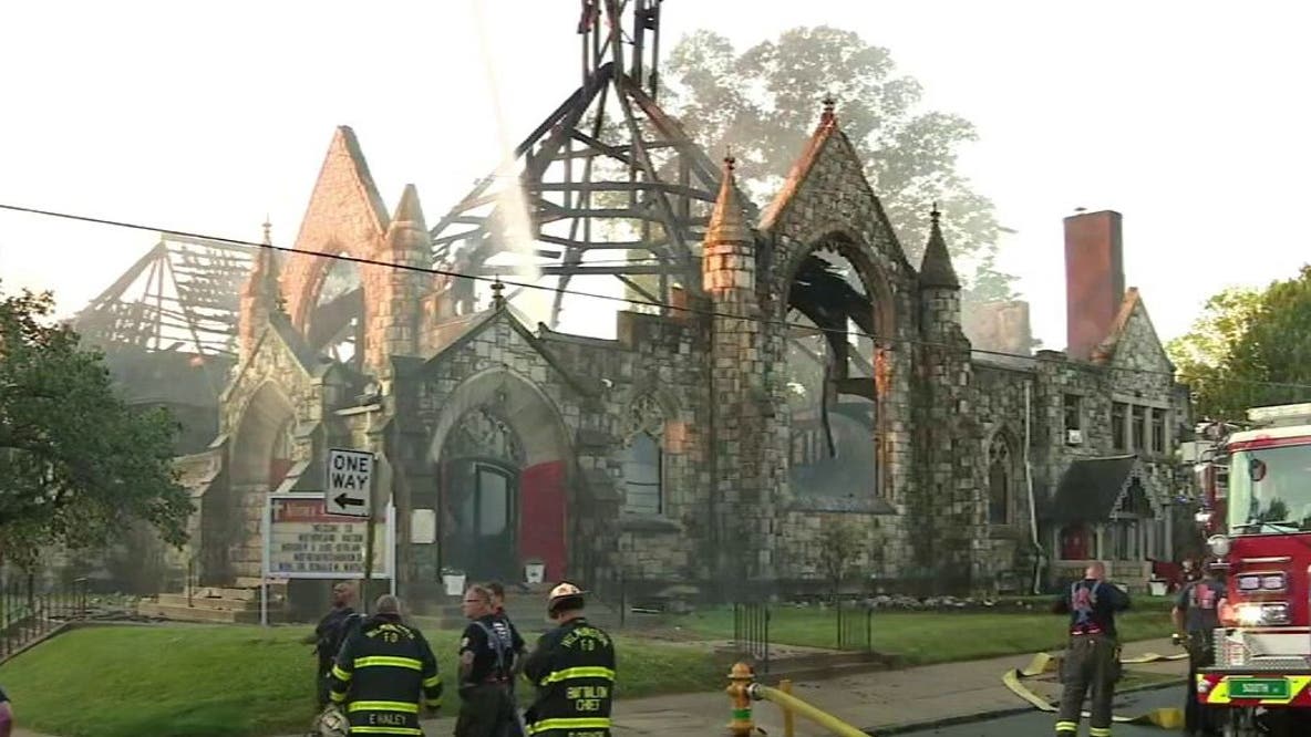 Fire destroys historic church in Wilmington just hours before worship services
