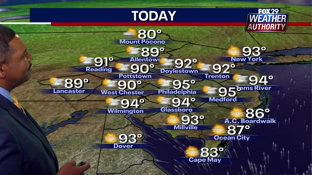 Philadelphia weather: Heat wave wraps up on Wednesday ahead of rainy, chilly Memorial Day Weekend