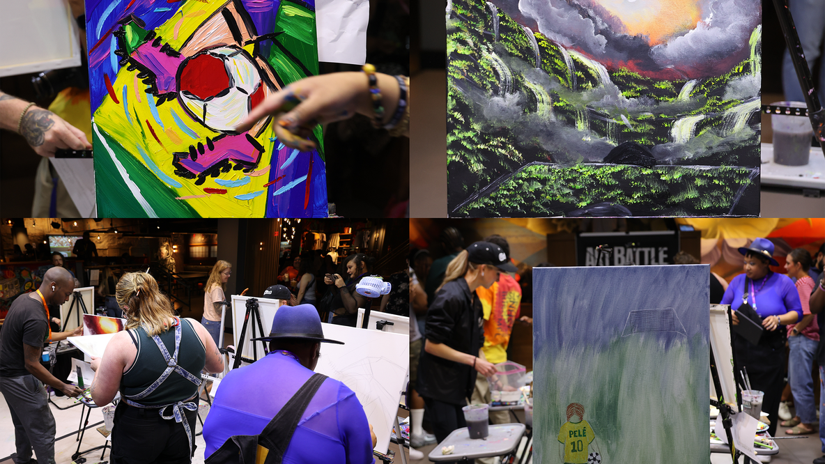 Art Battle Philadelphia celebrates 2nd anniversary with soccer-inspired night ahead of World Cup