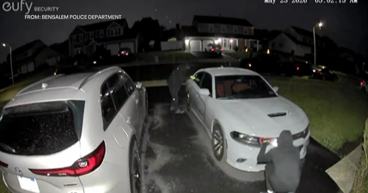 Bensalem car thieves caught on camera: Police warn of growing trend