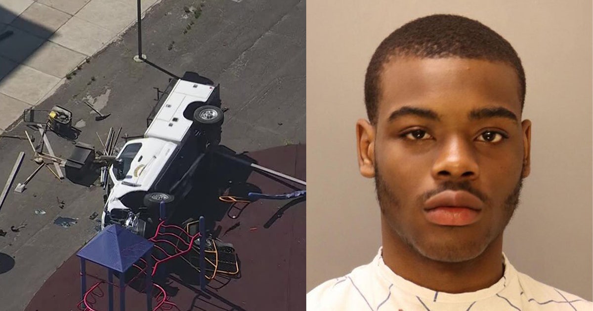 Georgia man charged with stealing utility truck, crashing into Philadelphia playground