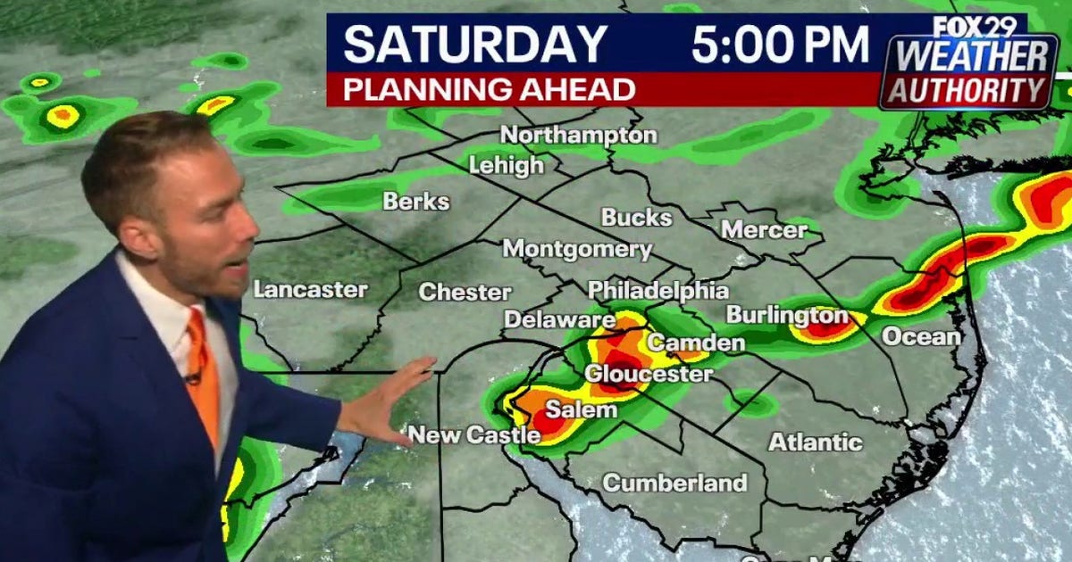Philadelphia weekend forecast: Possible storms Saturday night clear out for Mother's Day morning