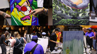 Art Battle Philadelphia celebrates 2nd anniversary with soccer-inspired night ahead of World Cup