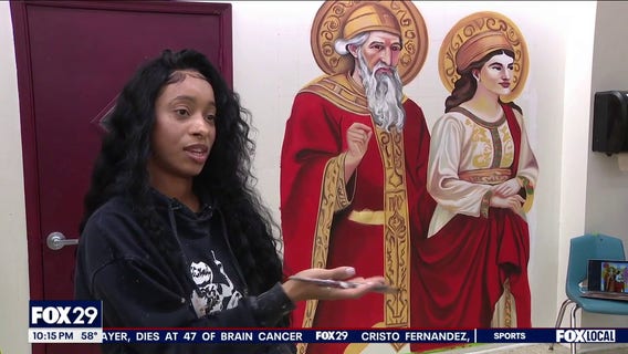 Artist transforms Philadelphia Catholic schools with murals and peace rooms
