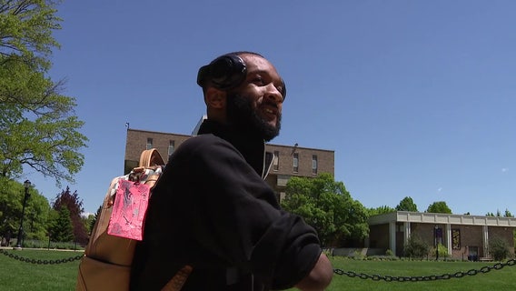 West Chester University senior born without limbs graduates, champions men's mental health