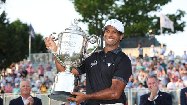 Aaron Rai wins PGA Championship at Aronimink, embraces Philly fans