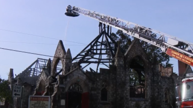 Mother African Union Church holds first service after historic fire