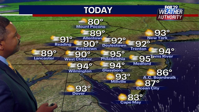 Philadelphia weather: Heat wave wraps up on Wednesday ahead of rainy, chilly Memorial Day Weekend