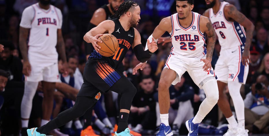 Knicks edge Sixers 108-102 in Game 2, take 2-0 series lead in New