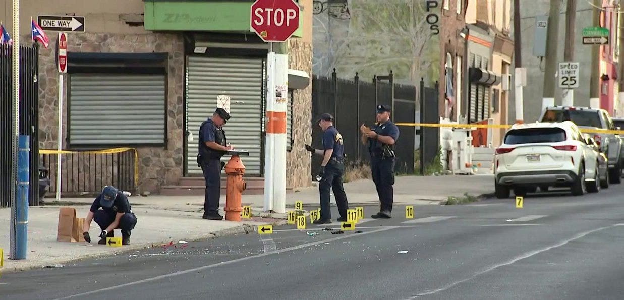 Two dead in quadruple shooting outside Philadelphia lounge
