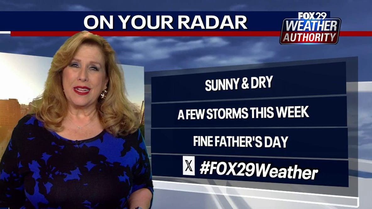 Cool, less humid again Tuesday with chance of storms later this week