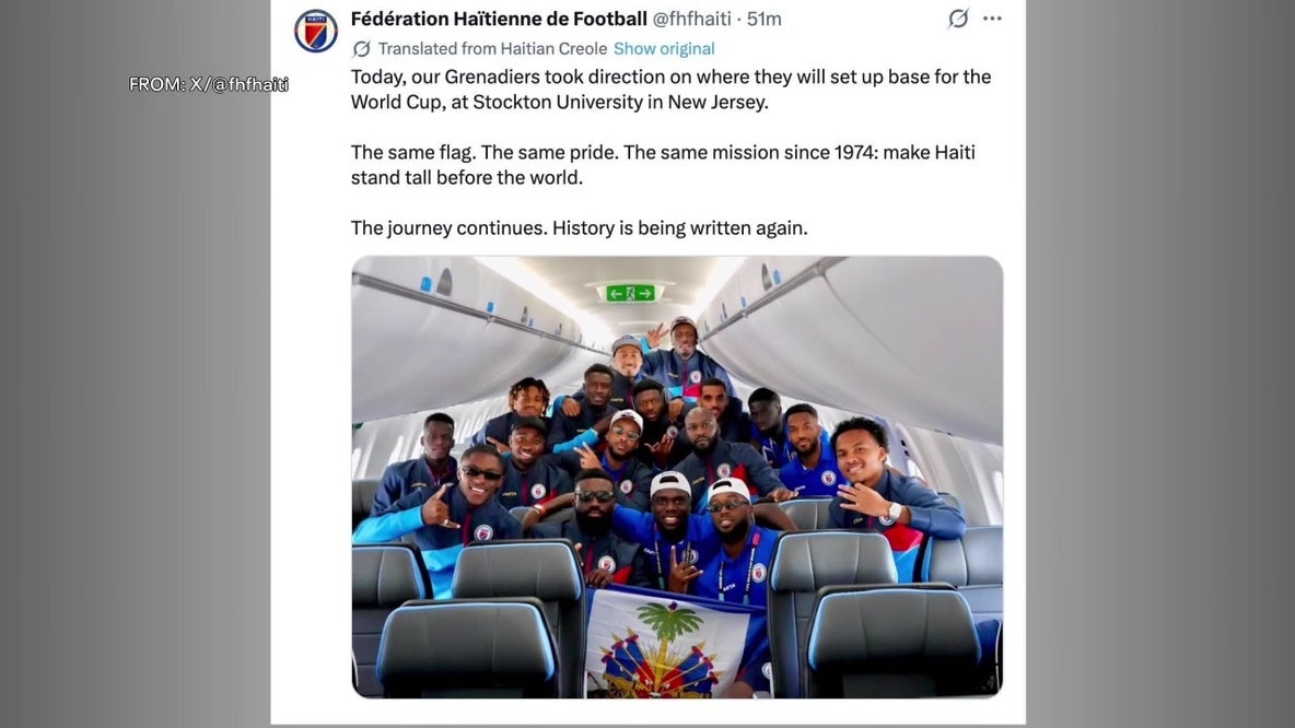 Haiti national team arrives in New Jersey ahead of FIFA World Cup