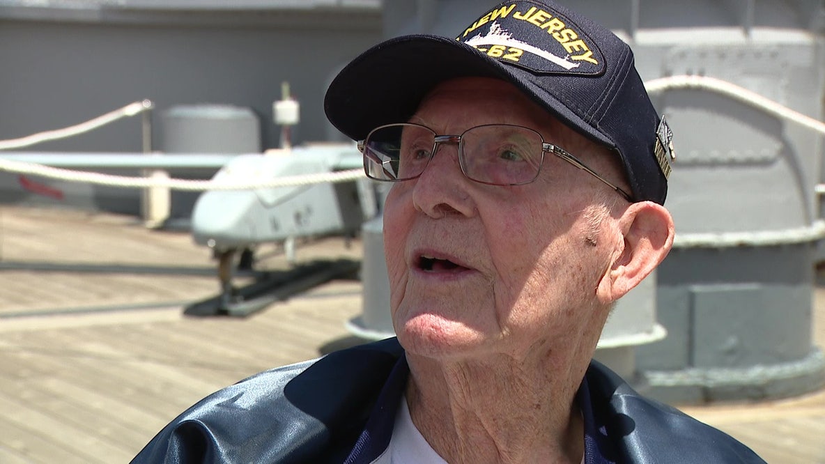 101-year-old last living WWII Battleship New Jersey sailor honored in Camden