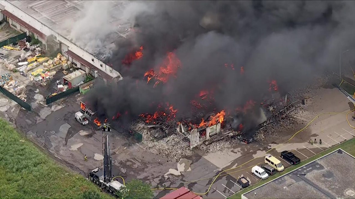 3-alarm fire rips through warehouse in West Norriton