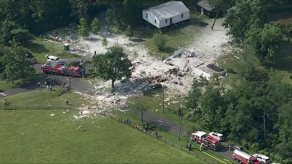 Emergency crews respond to house explosion in Sellersville