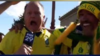 Brazilian fans rally at Philadelphia Art Museum steps ahead of World Cup match