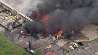 3-alarm fire rips through warehouse in West Norriton