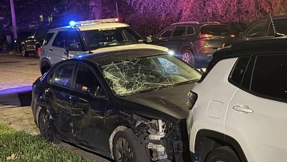 2 Philadelphia officers injured after suspect reverses into police car, hits officer