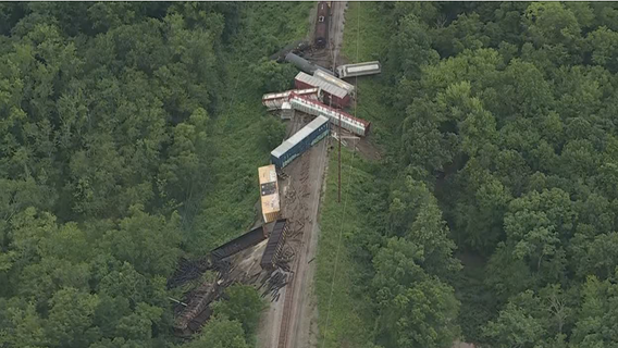 Freight train derails in Bensalem, shelter-in-place issued