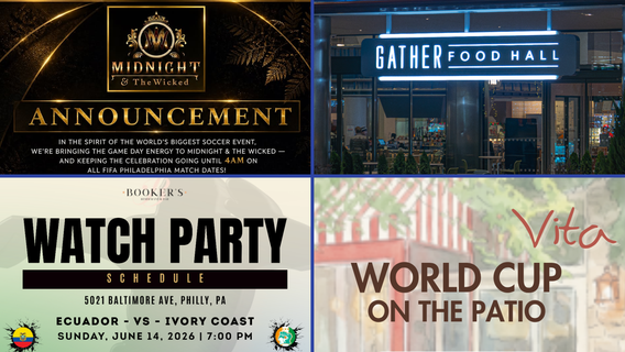 FIFA World Cup watch parties: Where to catch matches in Philadelphia area