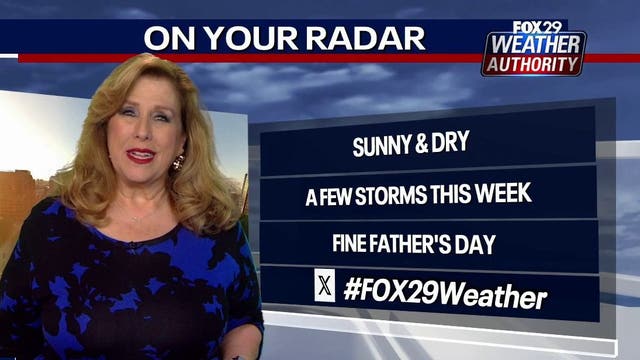 Cool, less humid again Tuesday with chance of storms later this week