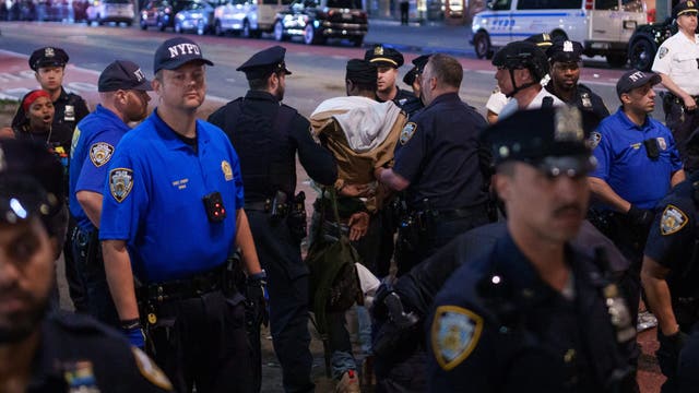Fights at Bryant Park watch party lead to multiple arrests as pepper spray deployed