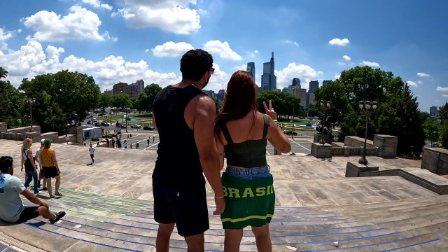 FIFA World Cup visitors from Brazil explore Philadelphia before Haiti match