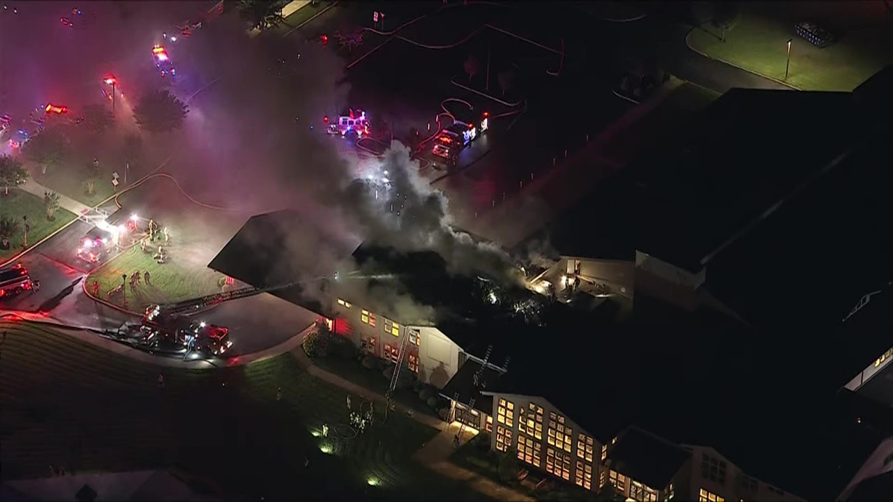 Lightning strike blamed for fire at Medford church