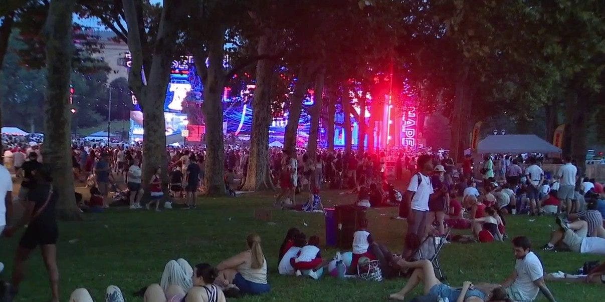 Parkway cleanup underway after July 4th concert, fireworks stretch into early Sunday morning