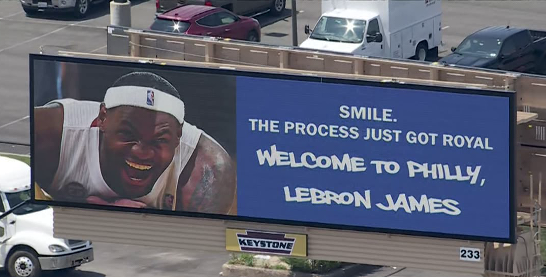 Philadelphia reacts to LeBron James joining Sixers: 'Welcome to Philly'