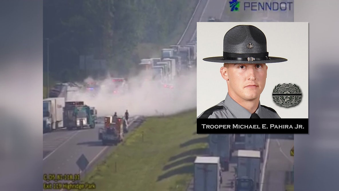 PA State Police trooper killed in fiery crash on I-81 in Schuylkill County