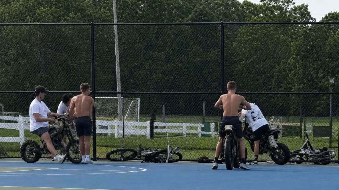 E-bike riders in Chestnut Branch Park vandalism sought by Mantua police