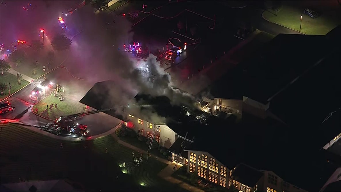 Lightning strike blamed for fire at Medford church