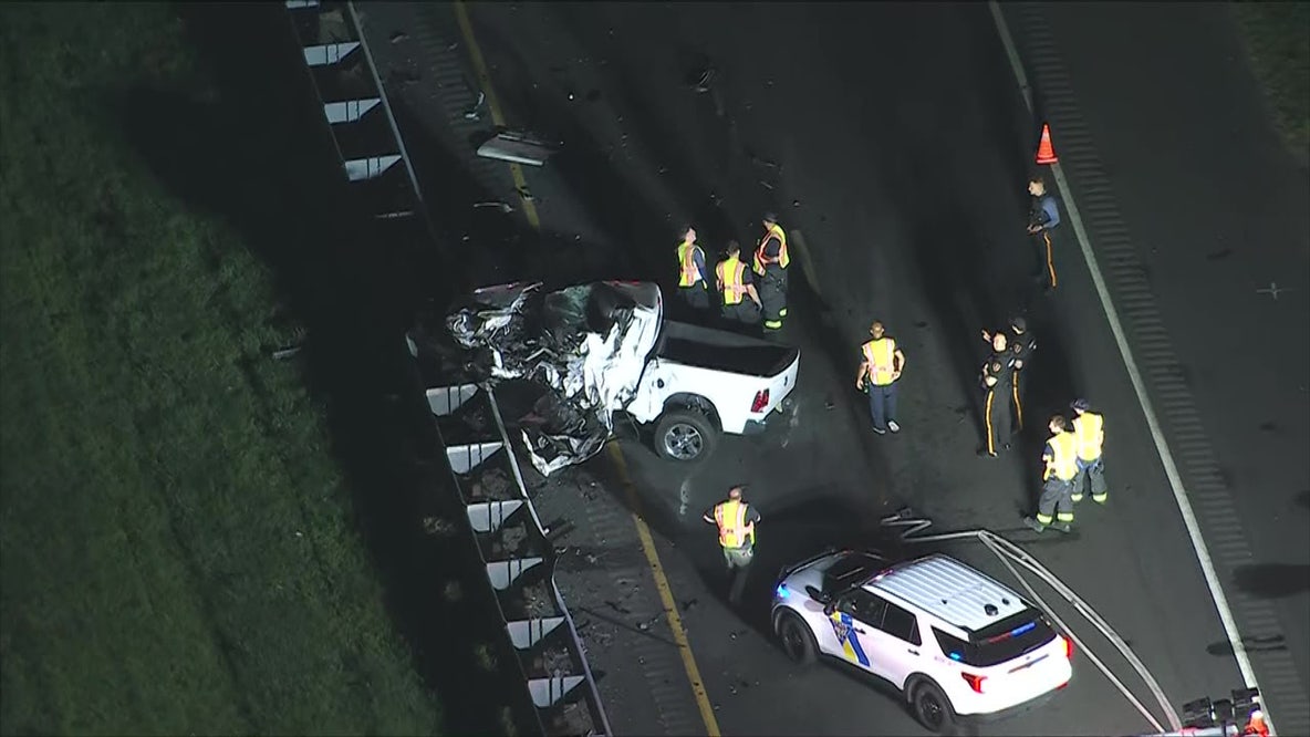 Driver killed in wrong-way crash with tractor-trailer on Route 55 in Mantua