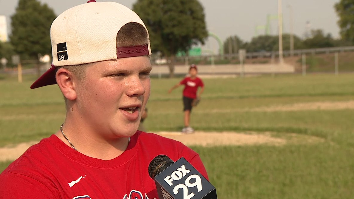 Young baseball players recreate 'Sandlot' scene at MLB All-Star Game in Philadelphia