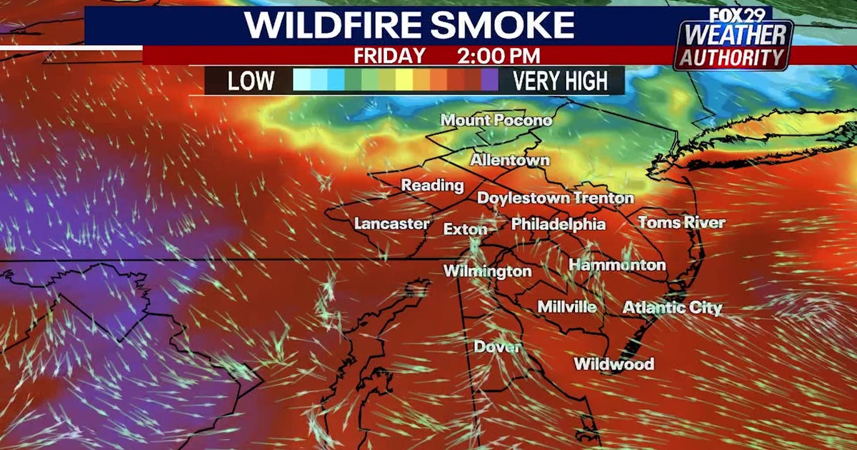 Philadelphia smoke forecast: When smoke could clear and storms could move in