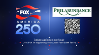 Join the FOX America 250 Food Bank Campaign to support Philabundance
