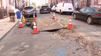 South Philly sinkhole leaves neighbors frustrated, blocks street for weeks