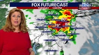 Philadelphia weather: Scattered showers on Monday, widespread storms ahead
