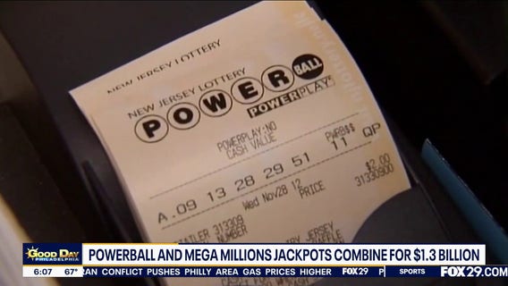Mega Millions and Powerball reach combined $1.3 billion jackpot